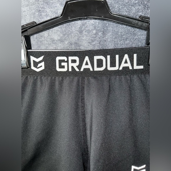 BLACK GRADUAL SPANDEX SHORTS / Brand: G Gradual / Size: Womens XS / Color: Black - Picture 3 of 5